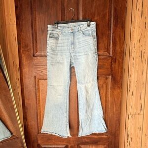 American Eagle Curvy High Rise Flare Jeans